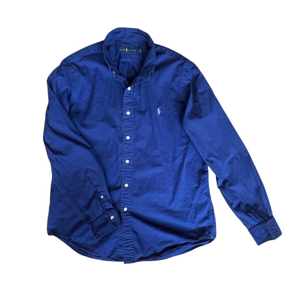 Ralph Lauren Vintage Men's Blue Shirt